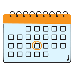 Select the date you would like to reserve your self storage unit for.