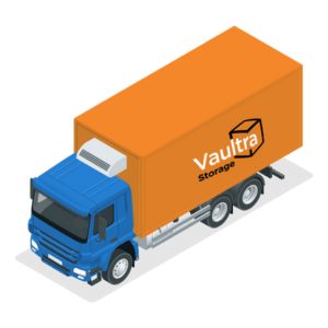 Sit back and relax as our moving teams comes to your home packs your items & takes them to our secure self storage facility!