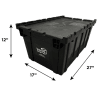 Dimensions of one of Vaultra Storage's weather proof & durable moving boxes
