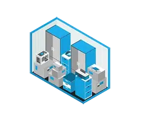 Graphic of a 5x10 storage unit
