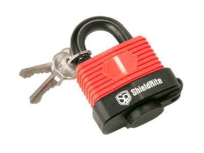 Weather protected lock available at select Vaultra Storage locations.