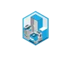 Graphic of a 5x5 storage unit