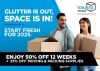 Receive 50% off 12 Weeks & 25% off moving and packing supplies this new year with Vaultra Storage Brampton!