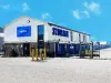 Exterior view of Vaultra Storage Brantford, featuring modern, secure storage facility located at 35 Dalkeith Drive in Brantford